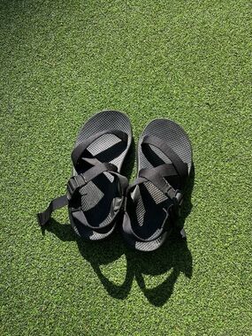 Chaco Men's Black Sport Sandals with Adjustable Straps Z-1